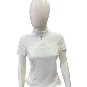 NWOT Vestrum White Equestrian Show Shirt - Size M